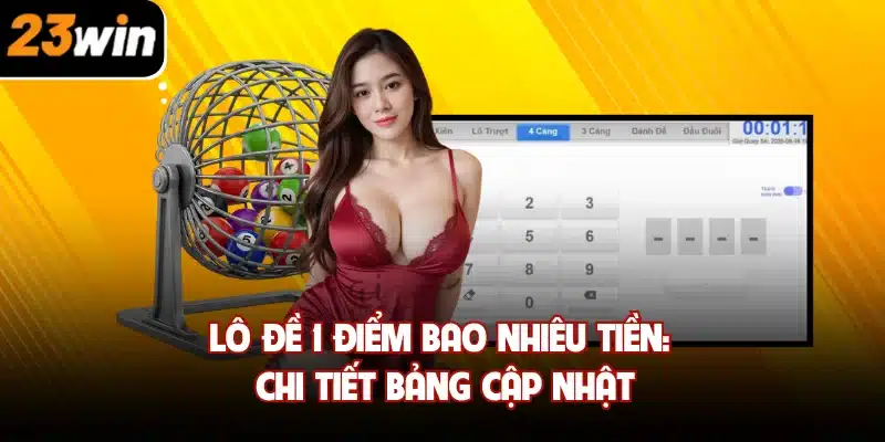lô đề 1 điểm bao nhiêu tiền