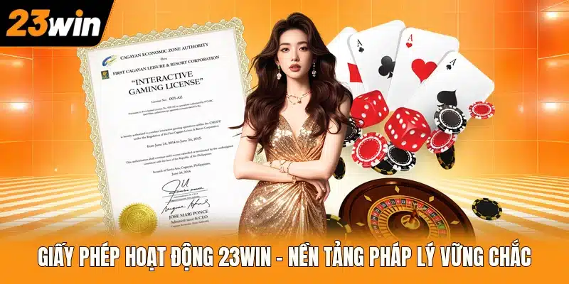 Giấy Phép Hoạt Động 23WIN